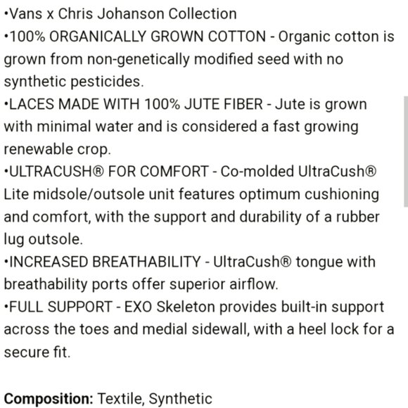 Vans Shoes Special Edition Chris Johanson Eco Ultra Range Exo Sneakers 6.5 - Picture 8 of 15